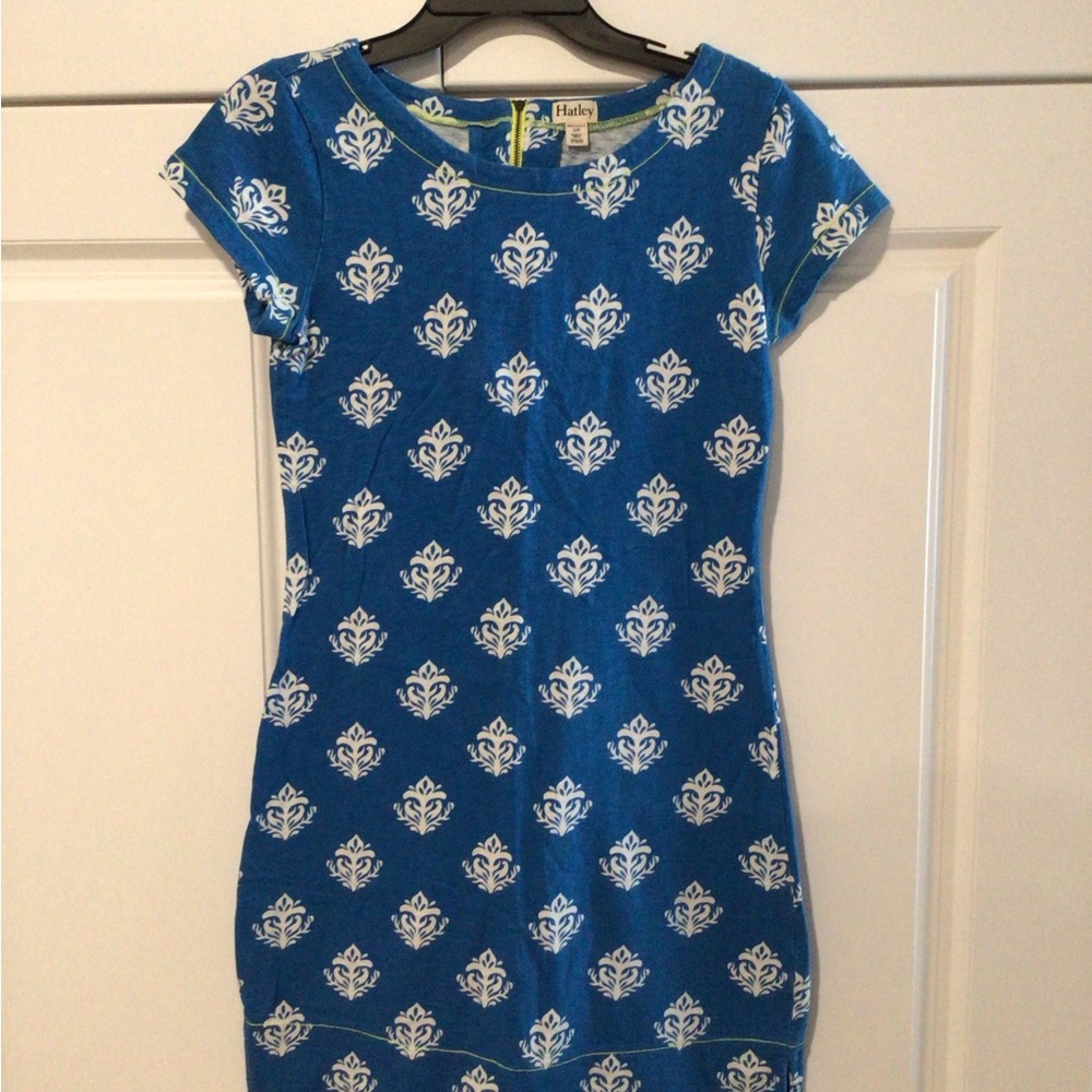 Hatley Blue and White Mini Dress